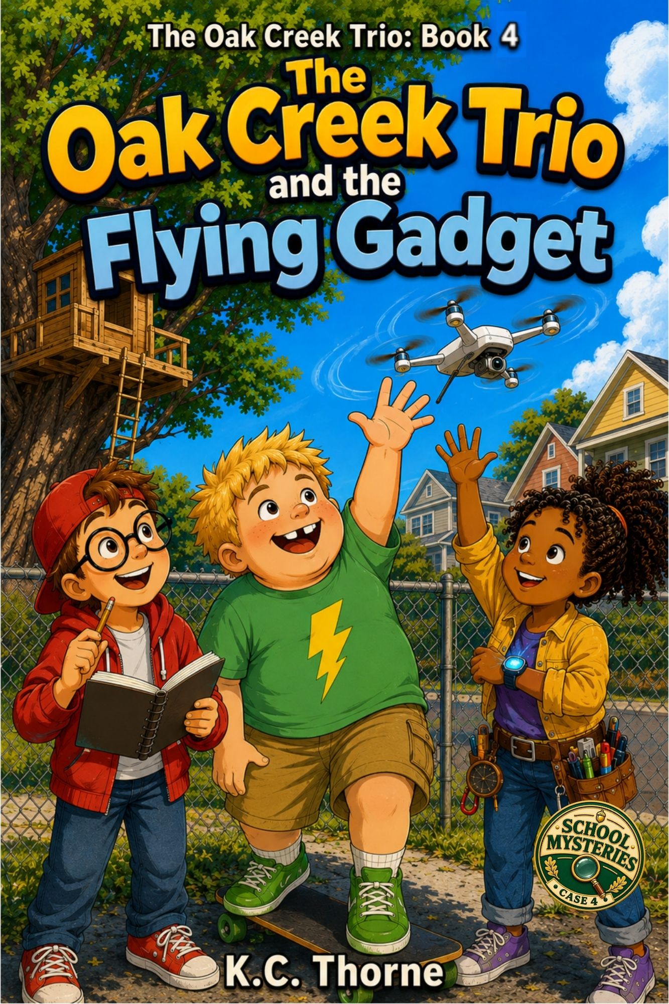 Cover of The Oak Creek Trio and the Flying Gadget