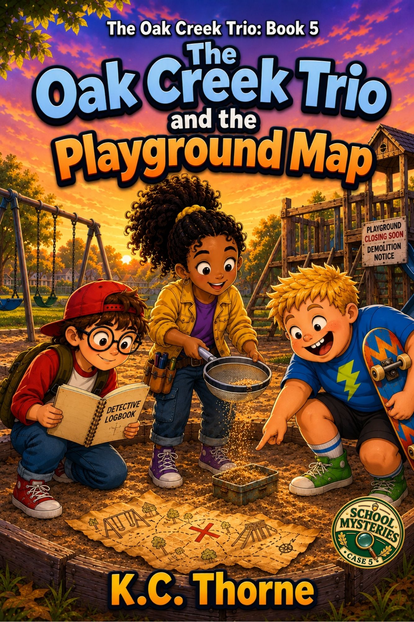 Cover of The Oak Creek Trio and the Playground Map